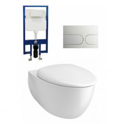 Bồn Cầu TOTO CW812RA/TC600VS/WH172A/MB175M#SS Treo Tường