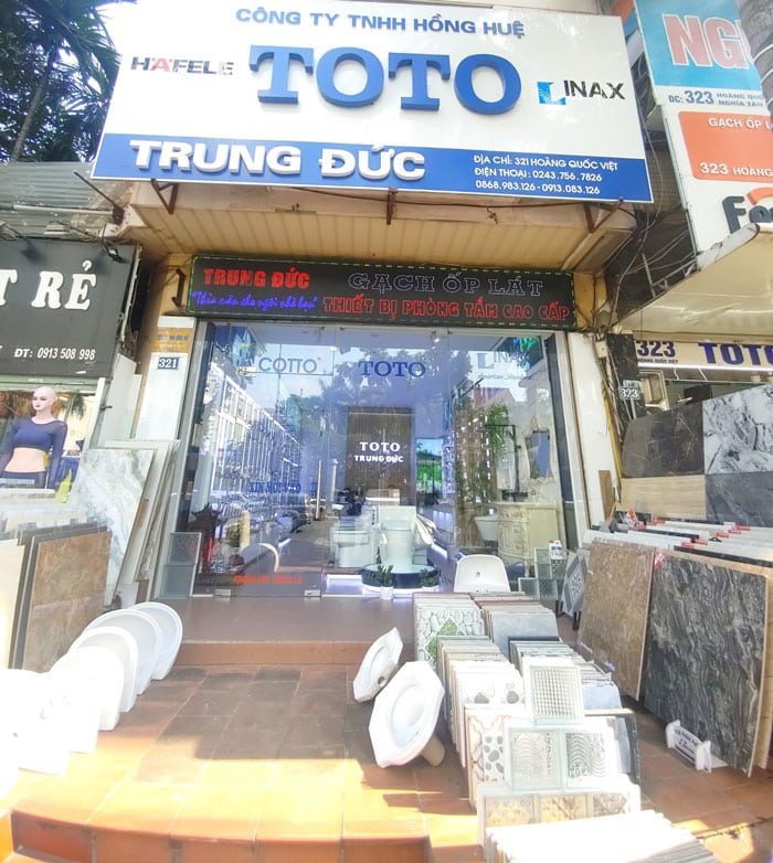 Đại lý chậu rửa mặt TOTO chính hãng tại Hà Nội