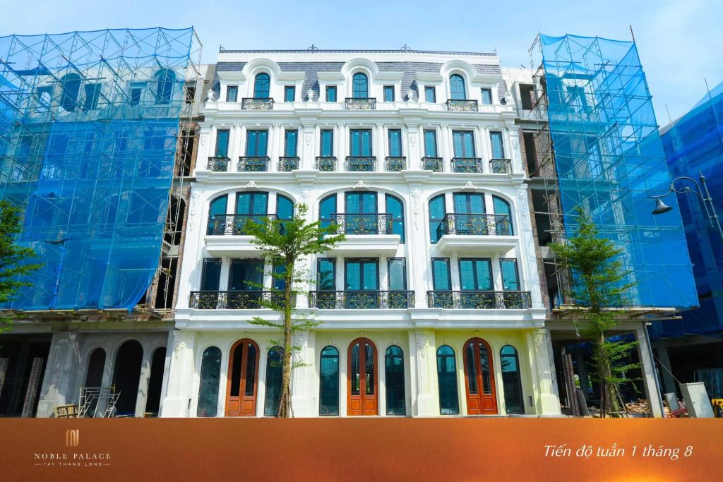Tiến độ thi công Noble Palace Tây Thăng Long tháng 8 năm 2025